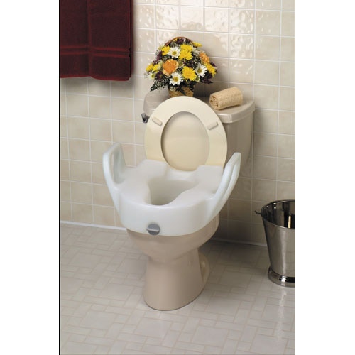 Ableware Premium Elevated Toilet Seat with Lock