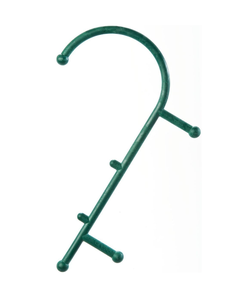 TheraCane Massager - Self-Massage Hook With Grip Handles - green