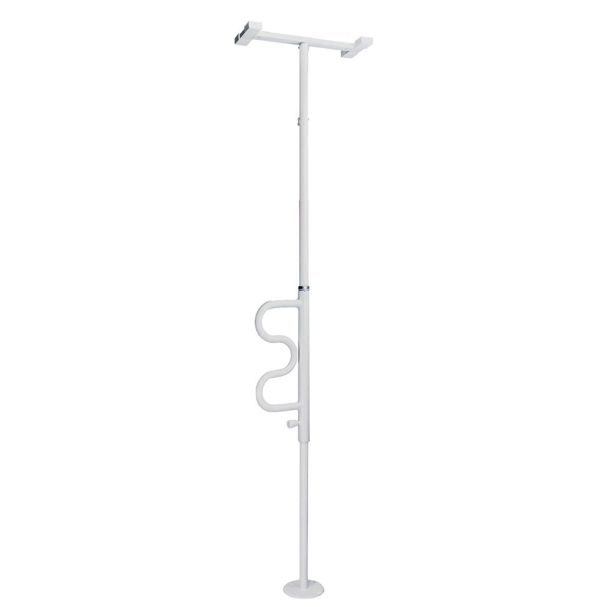 つっぱり手すり　security pole and curve grab bar Stander Security Pole and Curve Grab Bar | Performance Health