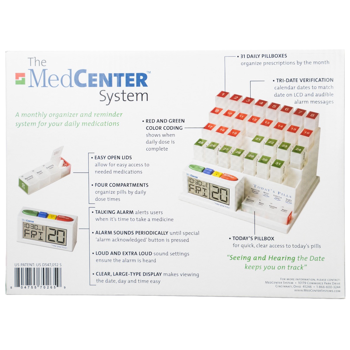 The MedCenter Pill Organizer Product Image