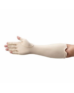 Rolyan Compression Gloves, Forearm Length 