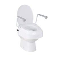 Homecraft Raised Toilet Seat with Arms 
