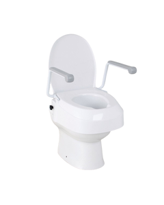 Homecraft Raised Toilet Seat with Armrests
