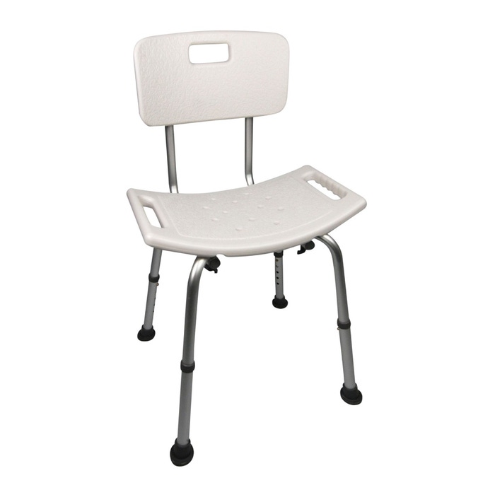 Homecraft Adjustable Shower Chair with Back | Bathroom Aid | Performance Health shower chair with back