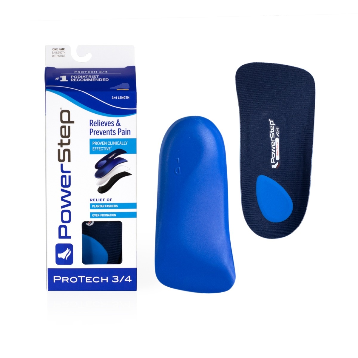 PowerStep ProTech 3 4 Length Insoles