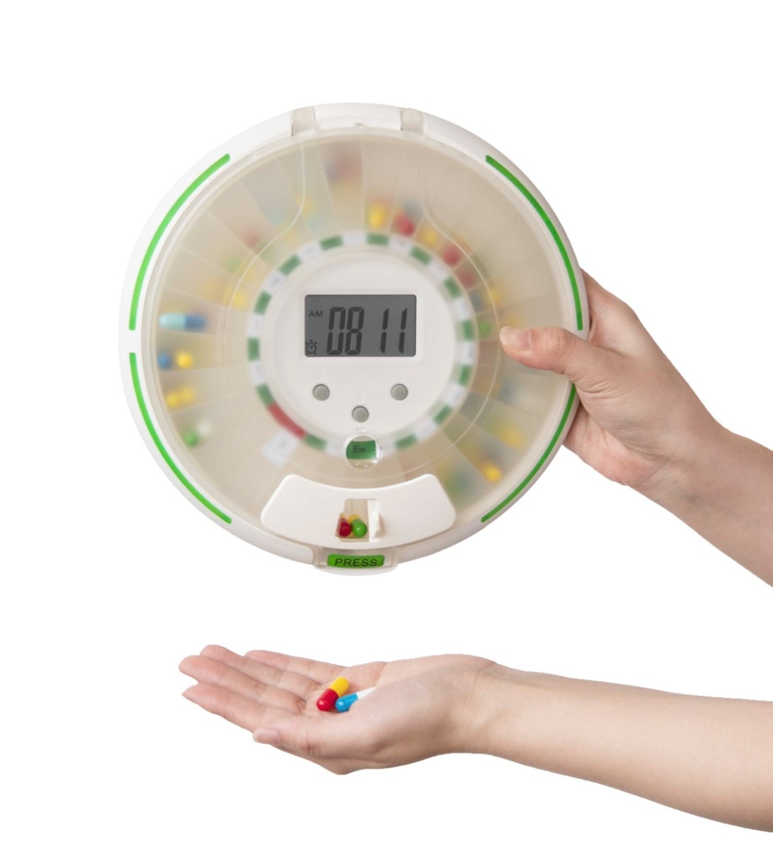 Timed Medicine Dispenser Automatic Pill Dispenser, 28 Day Electronic