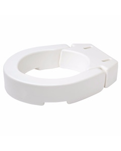 Carex Hinged Raised Toilet Riser - Easy Cleaning and Installation