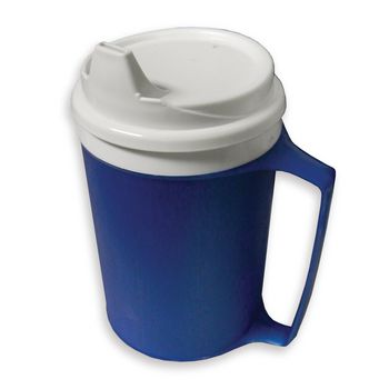 Insulated Mug with Lid - Tumbler Lid - Blue - 12 oz.