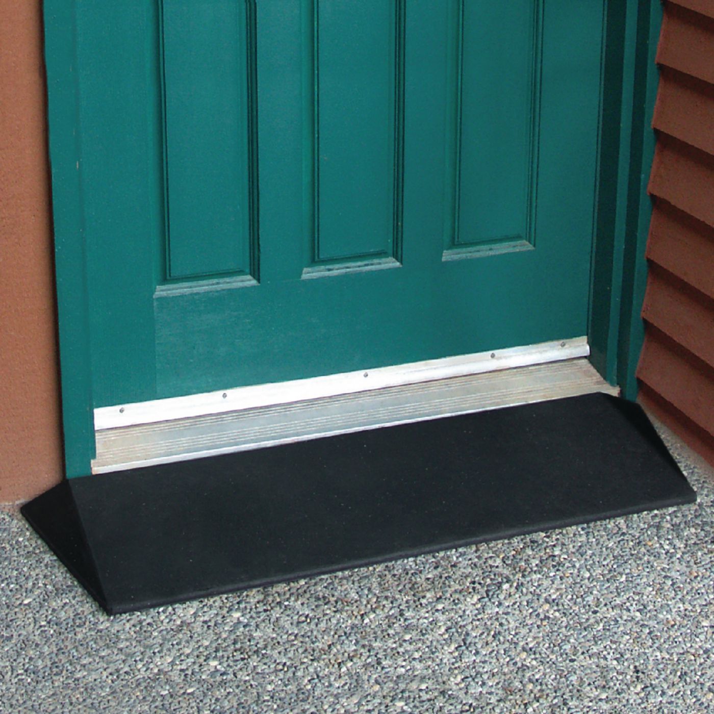 EZ-ACCESS Rubber Threshold Ramp with Beveled Sides