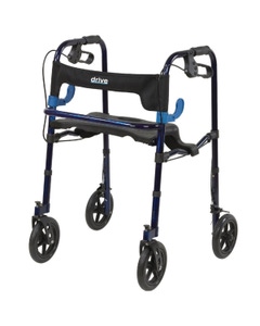 Drive Clever-Lite Walker/Rollator with Seat and Loop Locks