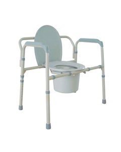 Drive Folding Commode for Bariatric Use