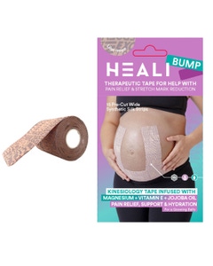 Heali Pregnancy Tape - 15 Strips/Roll 3" x 10" with lilac inspirational words