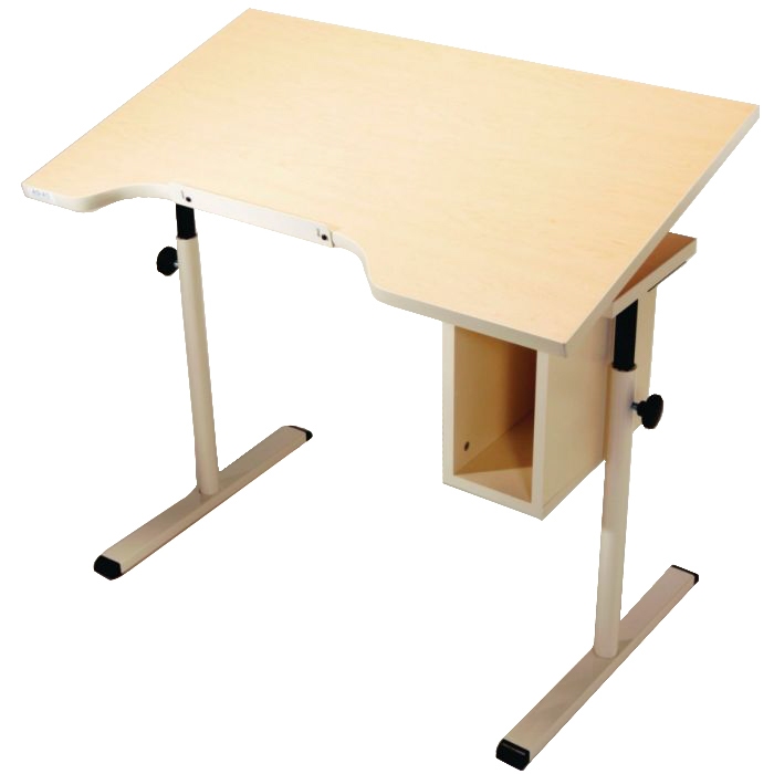 Adjustable Desk with Storage
