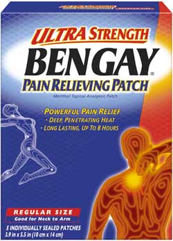 Ultra Strength BENGAY Pain Relieving Patch