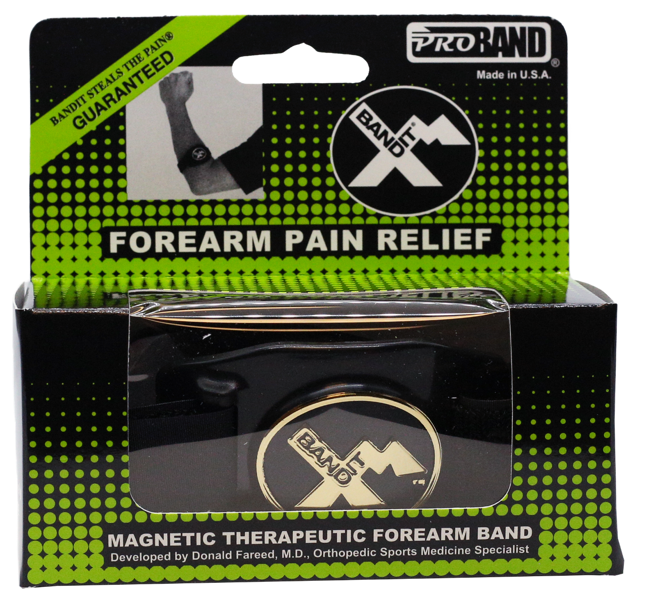 BandIT Therapeutic Elbow Bands - Black - 081137876