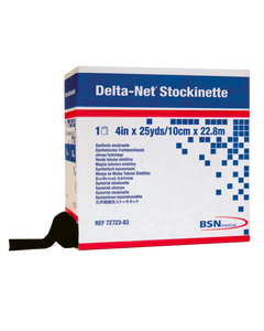 Delta-Net Black Stockinette