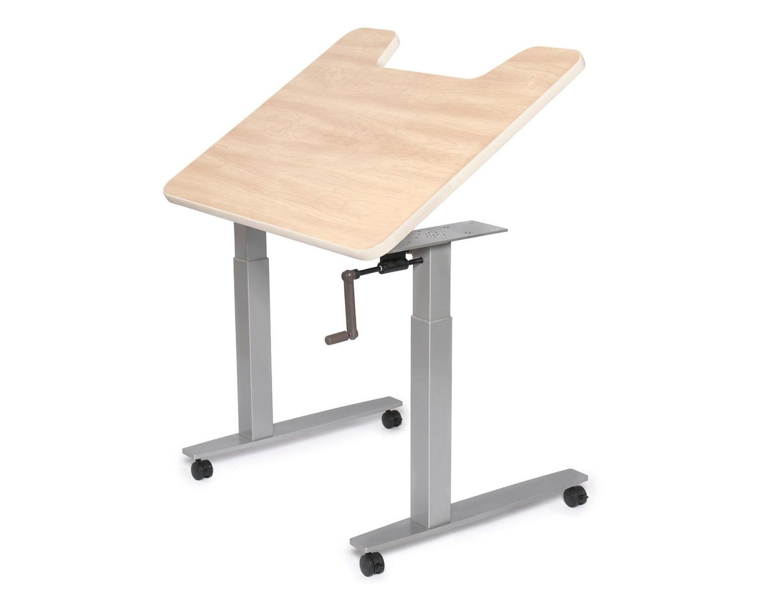 Personal Work Table with Tilt Top and Recess