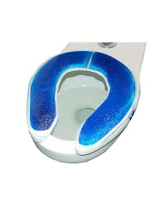 Gel top toilet seat