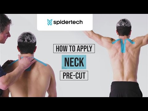 SpiderTech Pre-Cut Ready to Apply Kinesiology Tape
