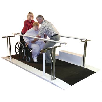 Tri W-G Bariatric Motorized Height & Width Parallel Bars