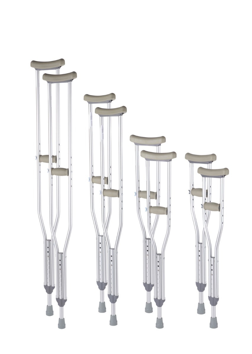 Days Standard Aluminum Axillary Crutches
