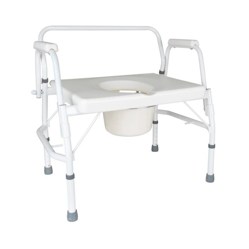 Bariatric All-in-One Drop Arm Commode
