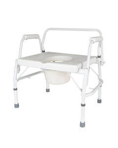 Bariatric All-in-One Drop Arm Commode