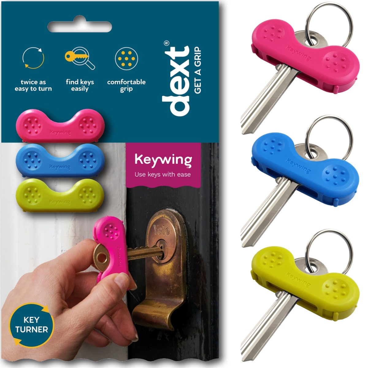 Keywing Key Turner 3 Pack