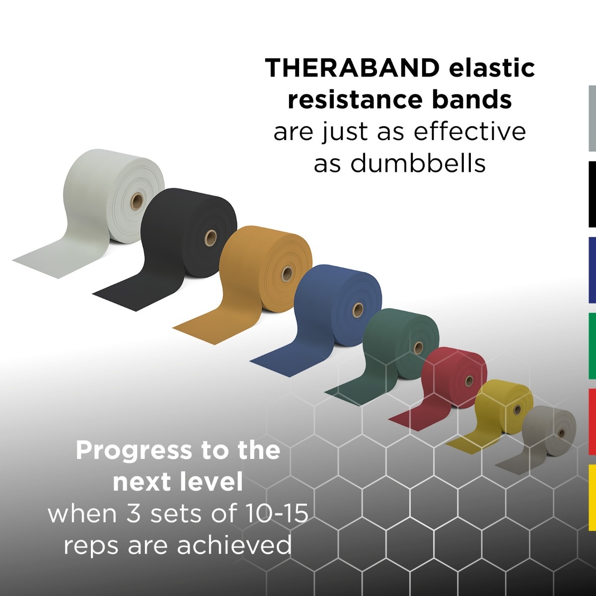 THERABAND Professional Latex Resistance Bands - All Resistance Levels