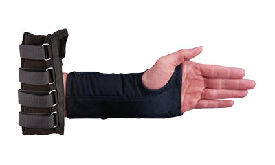 Rolyan Black D-Ring Wrist Brace