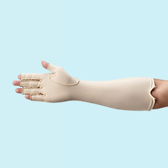 Rolyan Compression Gloves, Forearm